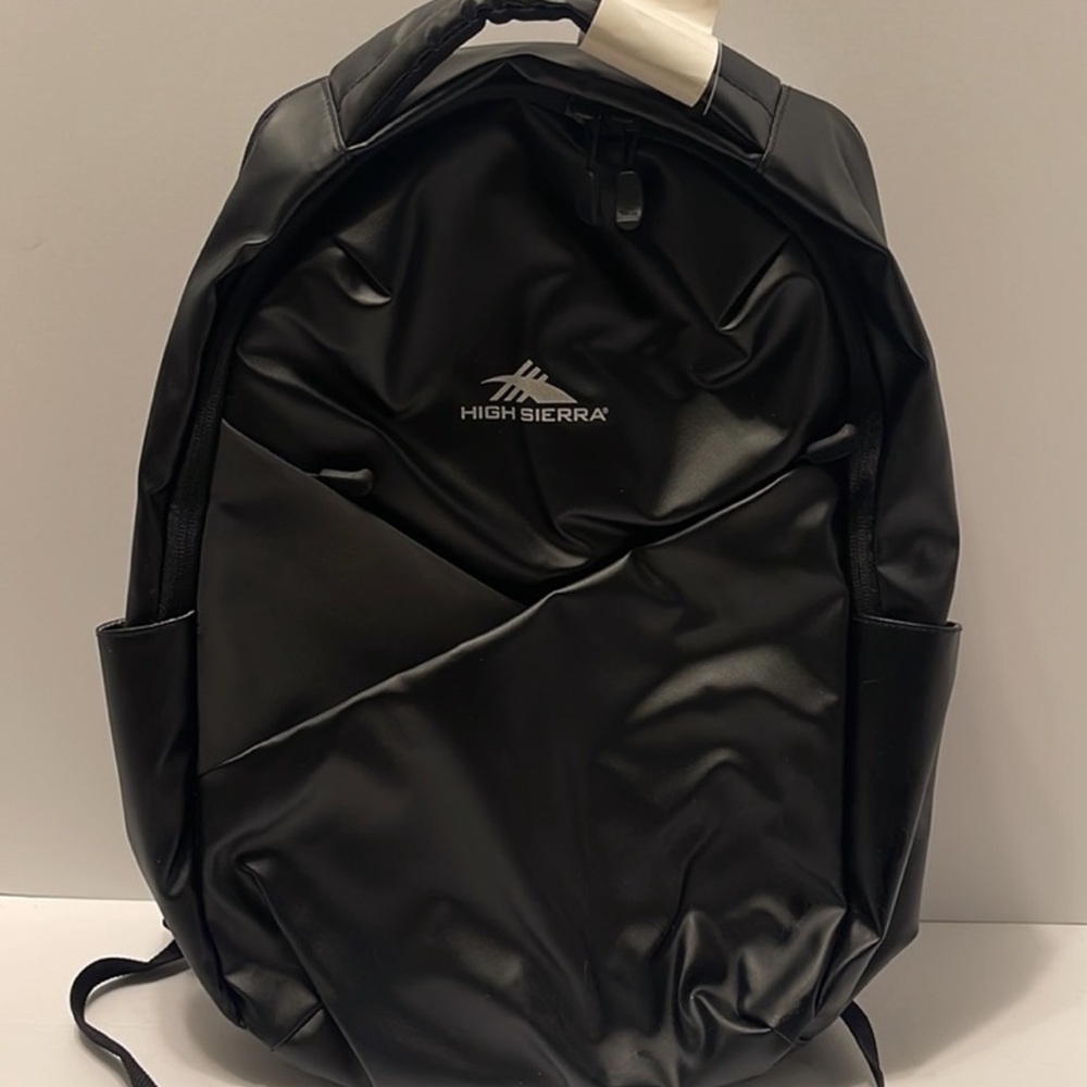 High Sierra Luna 17.6” Black Water Resistant Backpack w/ Padded Laptop Sleeve